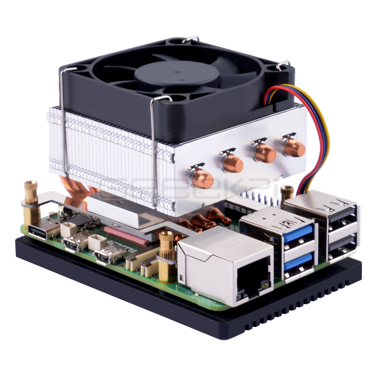 Enfriador de CPU Geeekpi de pe - Argon One V3 M.2 Nvme Case reseña y precio