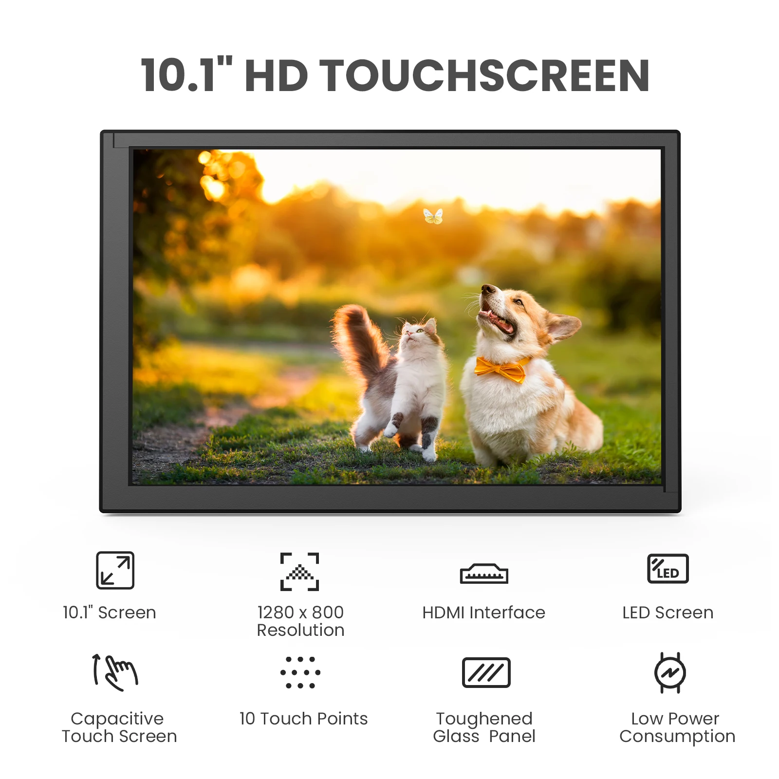 HDR 1280x800 IPS pantalla táct - Raspberry Pi 10.1 Inch Capacitive Touch Screen Ips reseña y precio